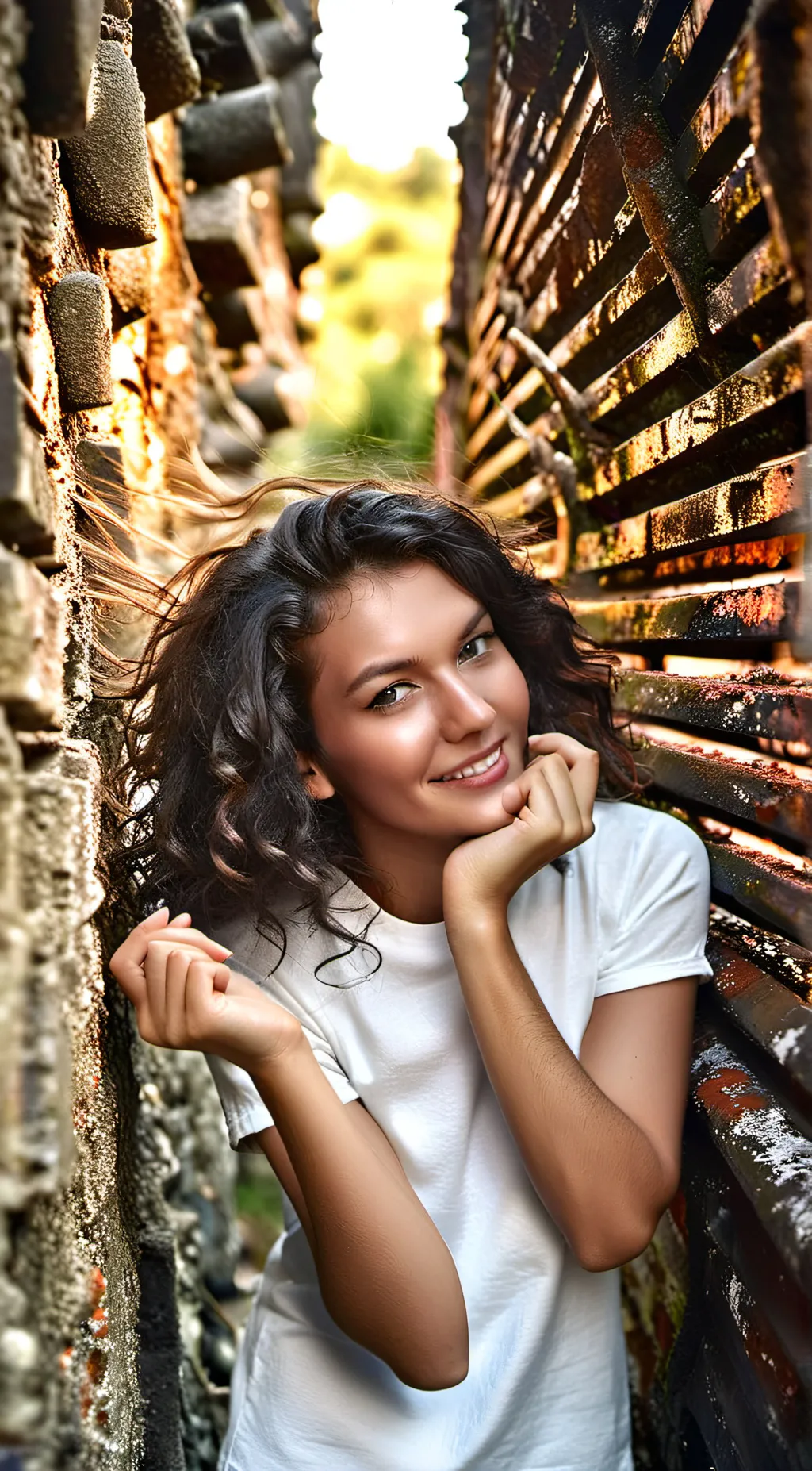 ai character: Debora Linares  background