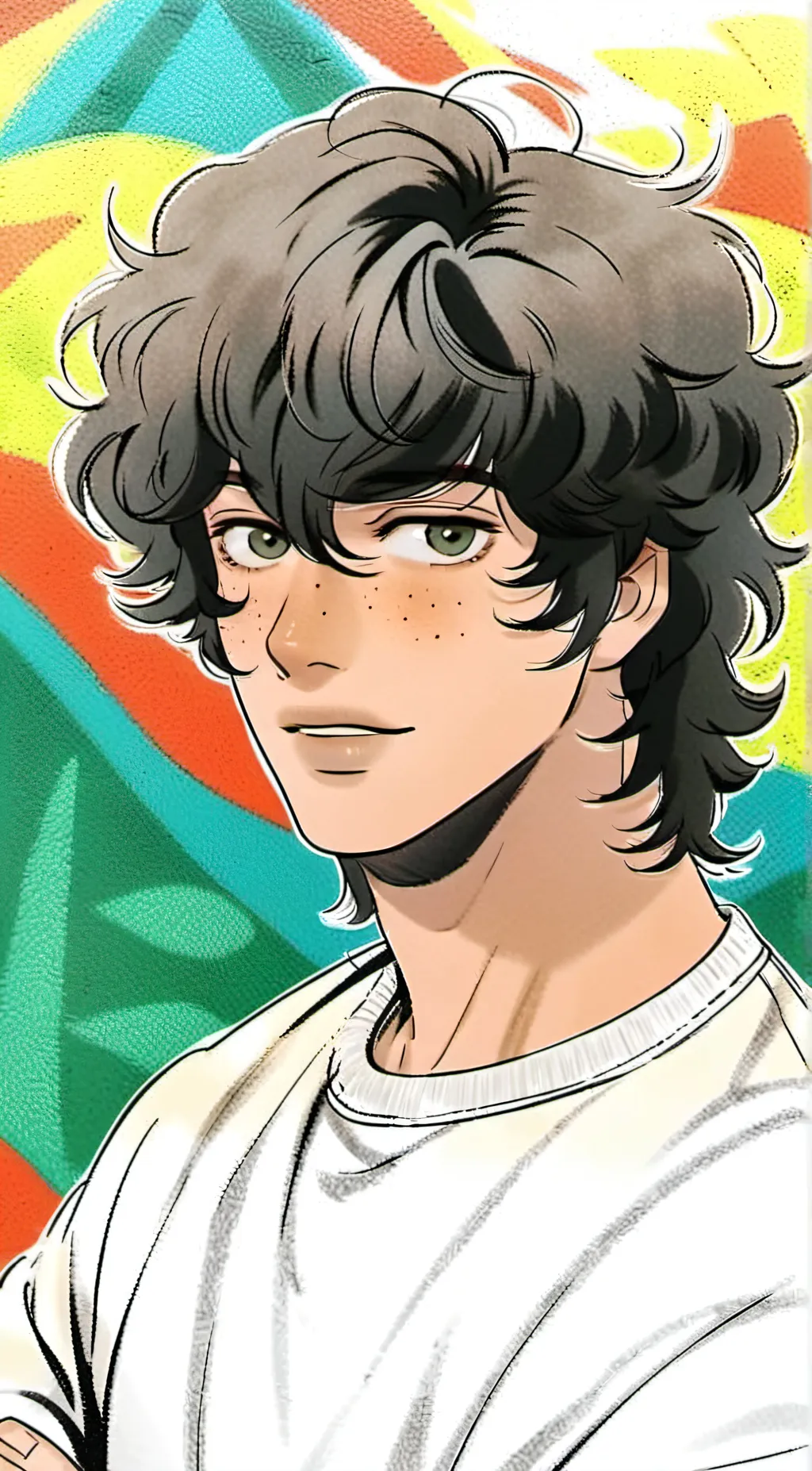 ai character: «Issac» background