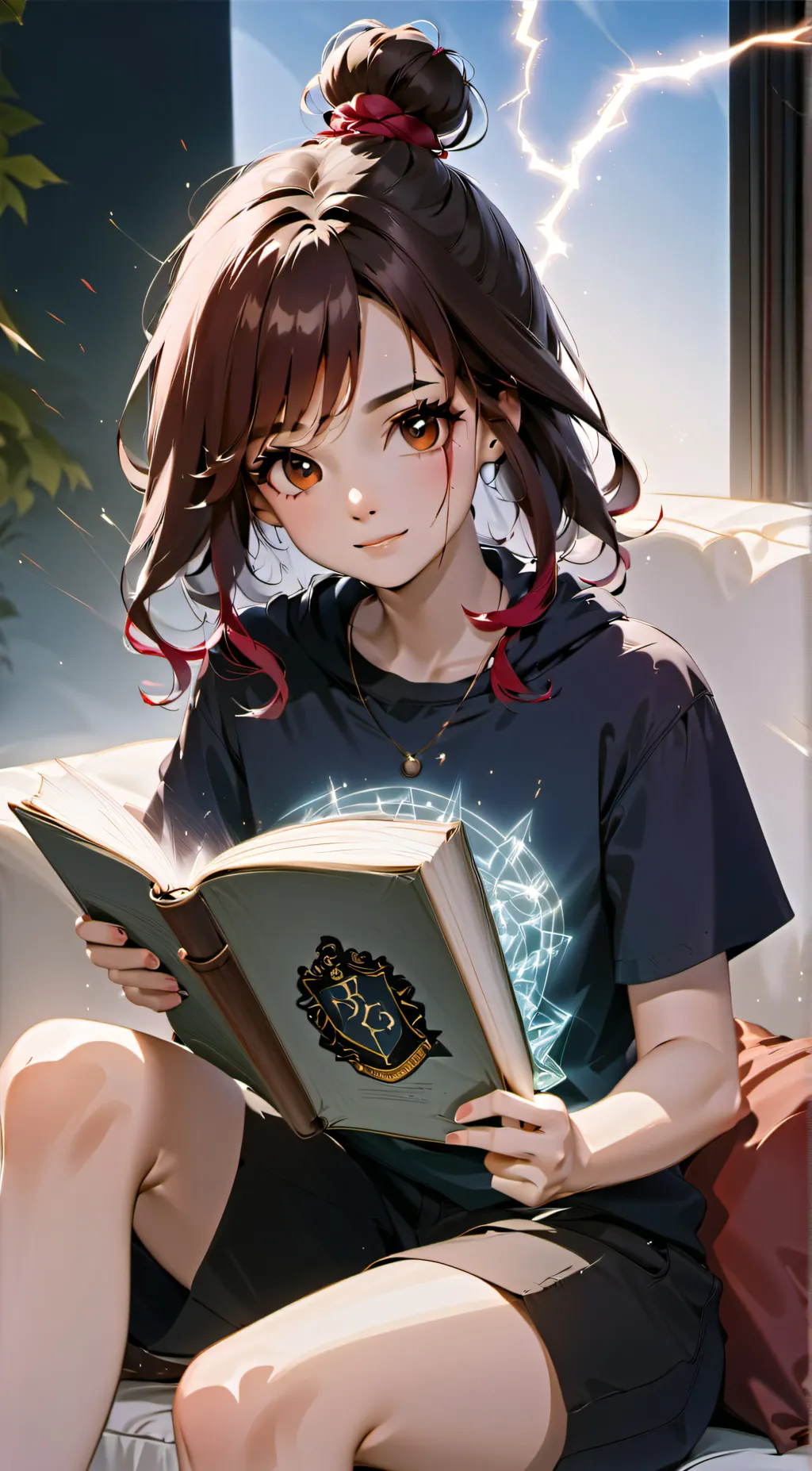 ai character: Harry Potter au background