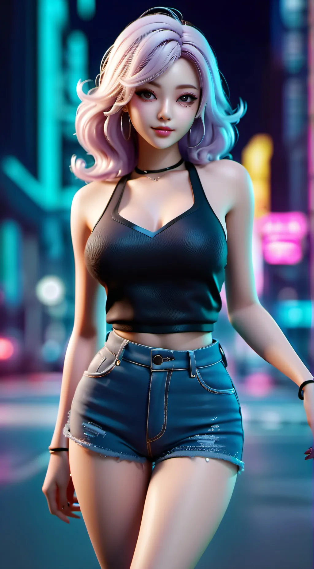 ai character: Sandy background