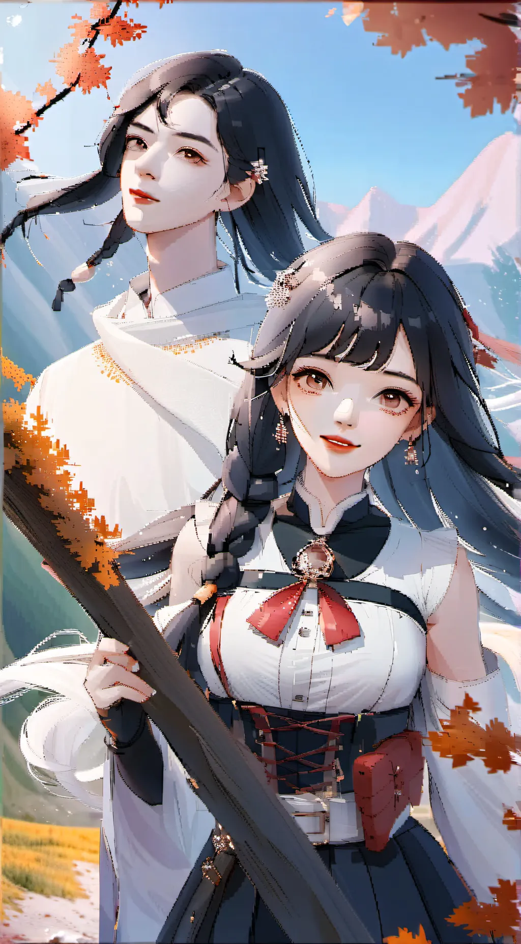 ai character: Hetalia Girls background