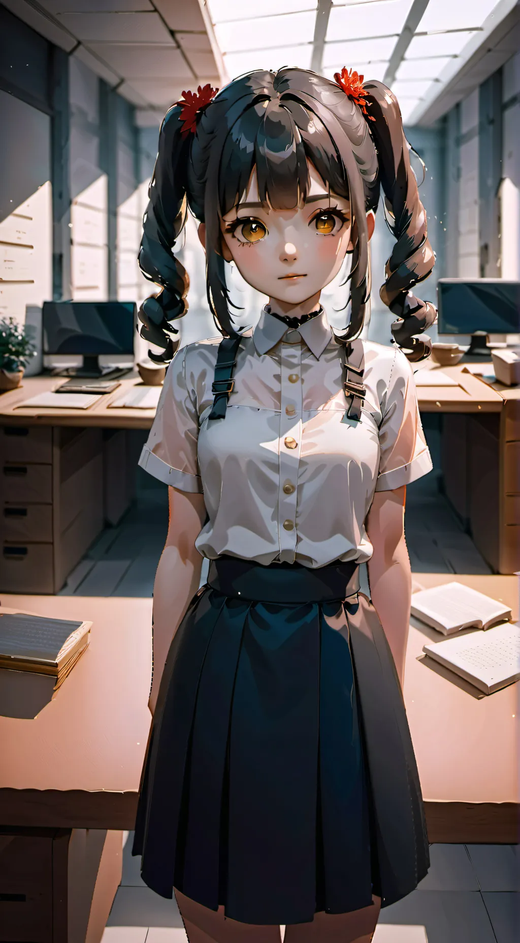 ai character: Mysterious Loli background