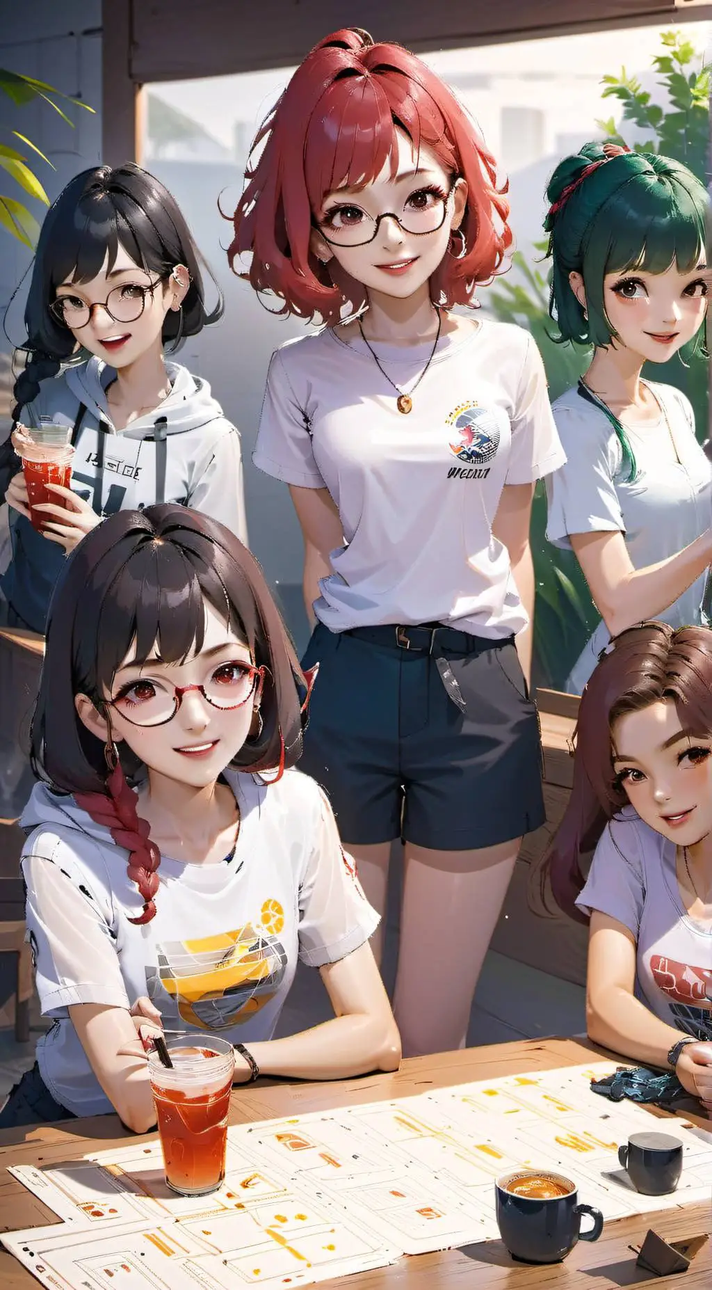 ai character: Mistuka Sisters background
