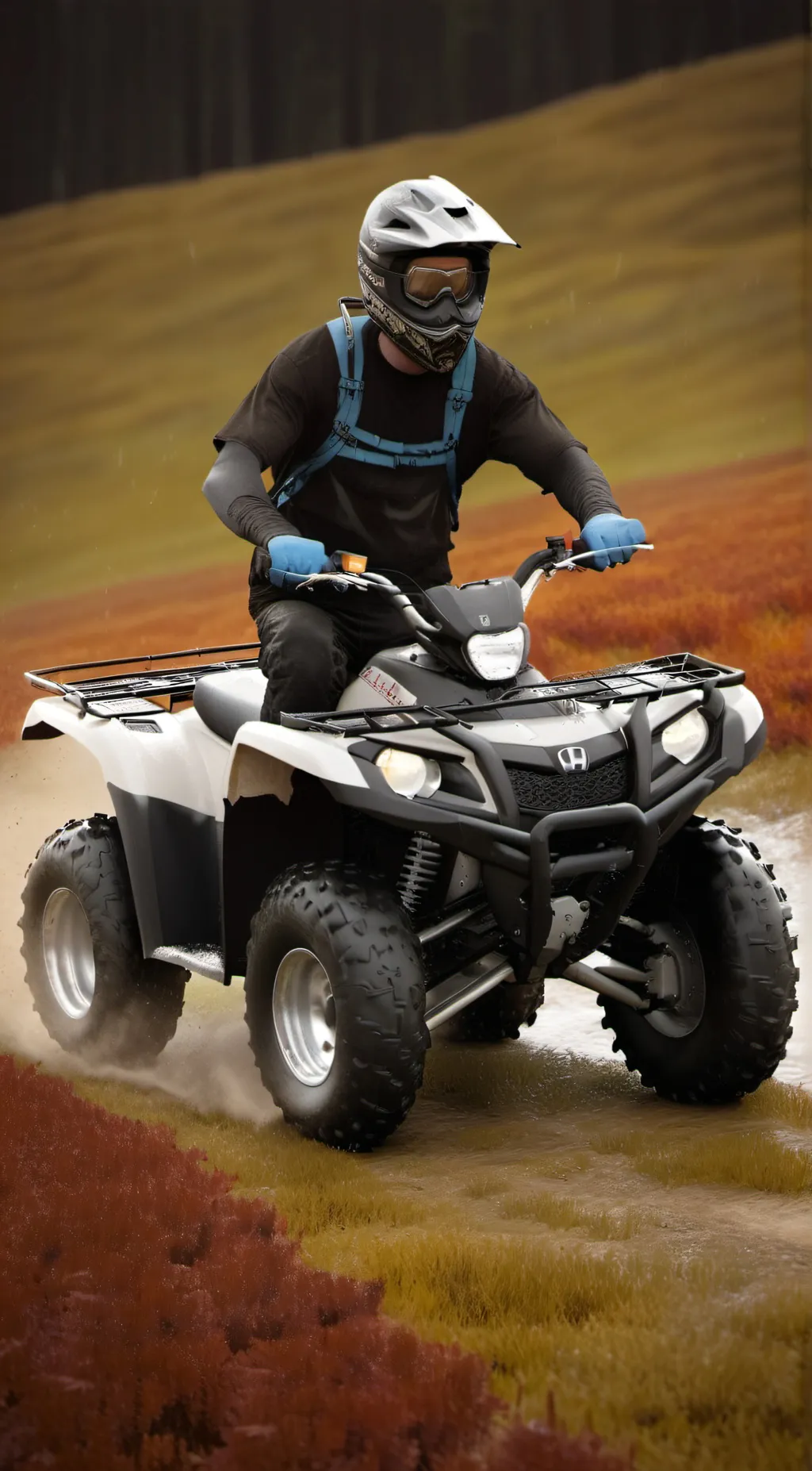 ai character: Atv rider background