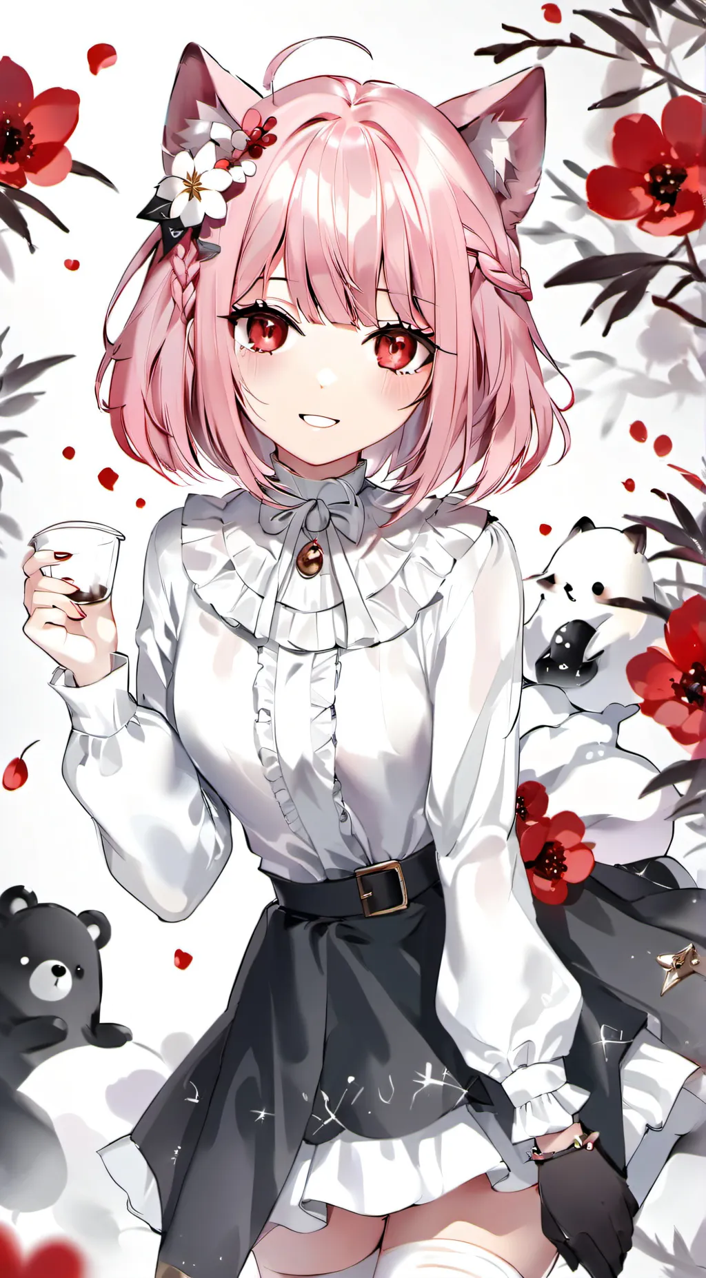 ai character: Luna background