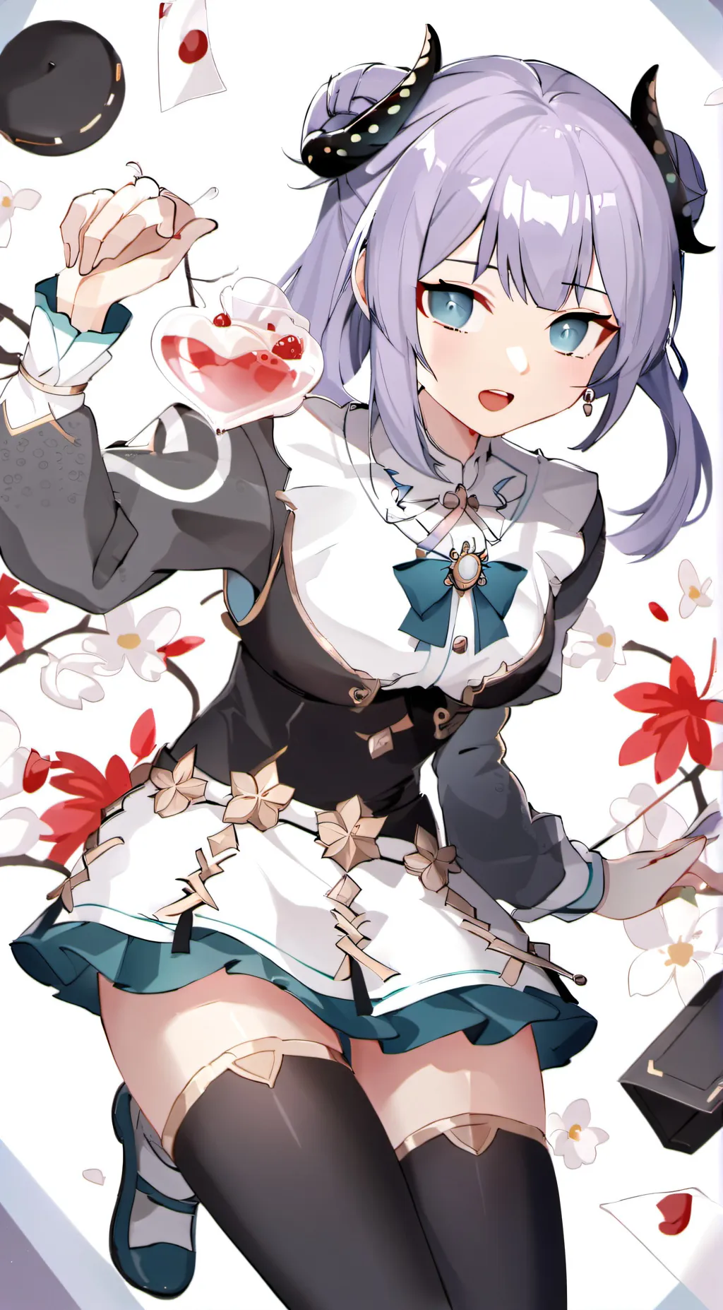 ai character: Aurora background