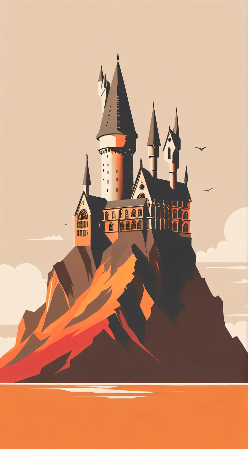 ai character: Hogwarts  background