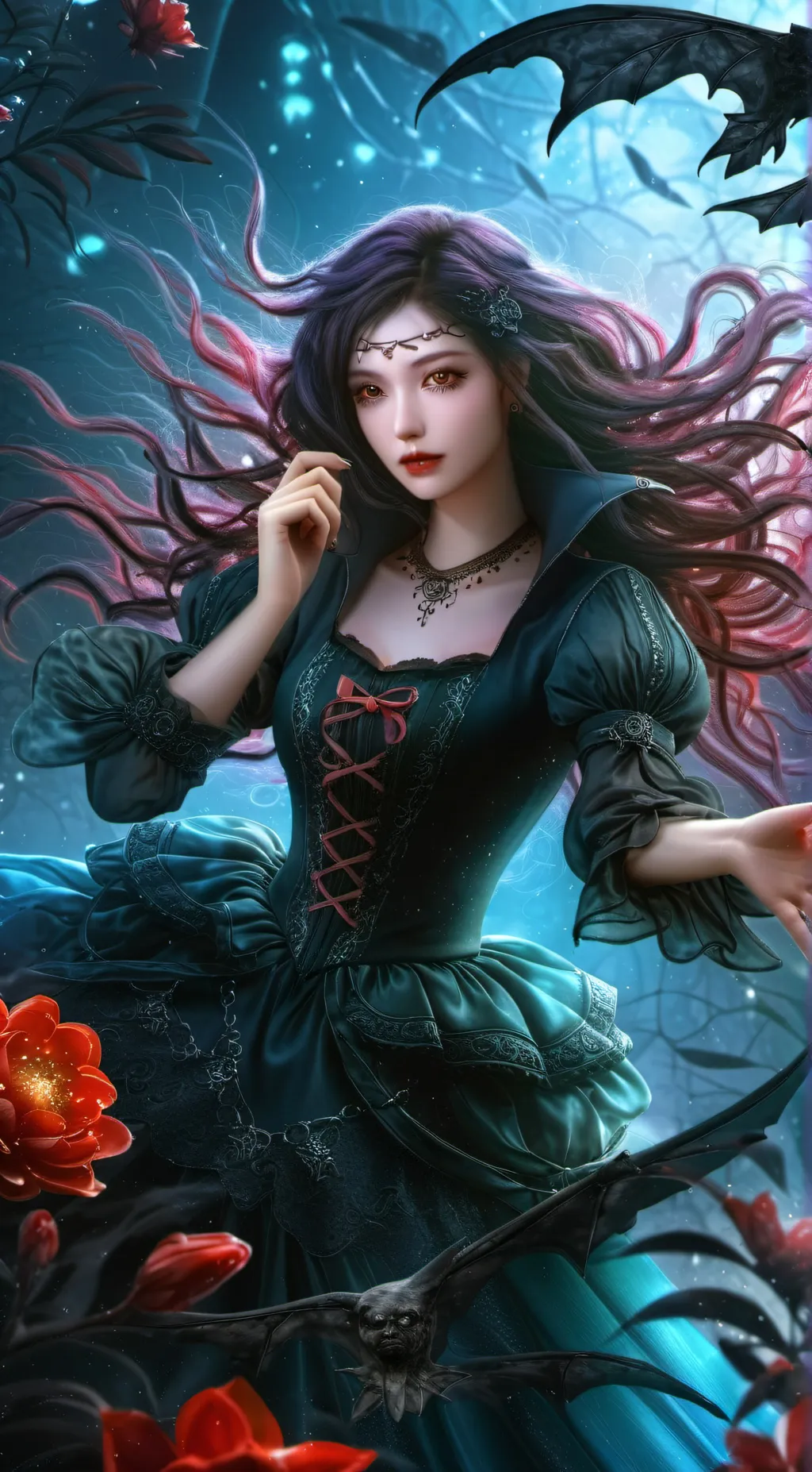 ai character: Witch background