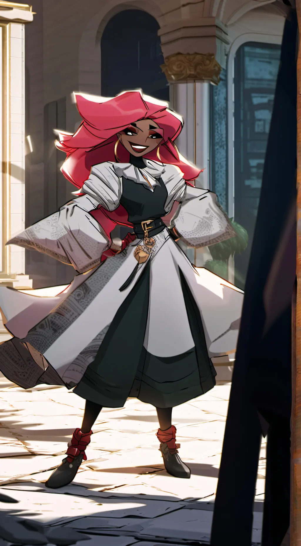 ai character: Velvette  background
