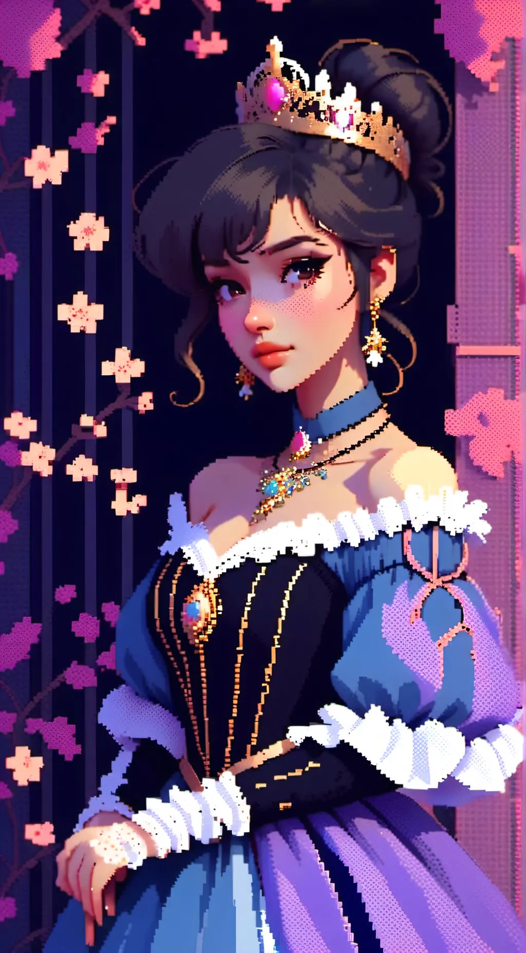 ai character: Femboy Princess background