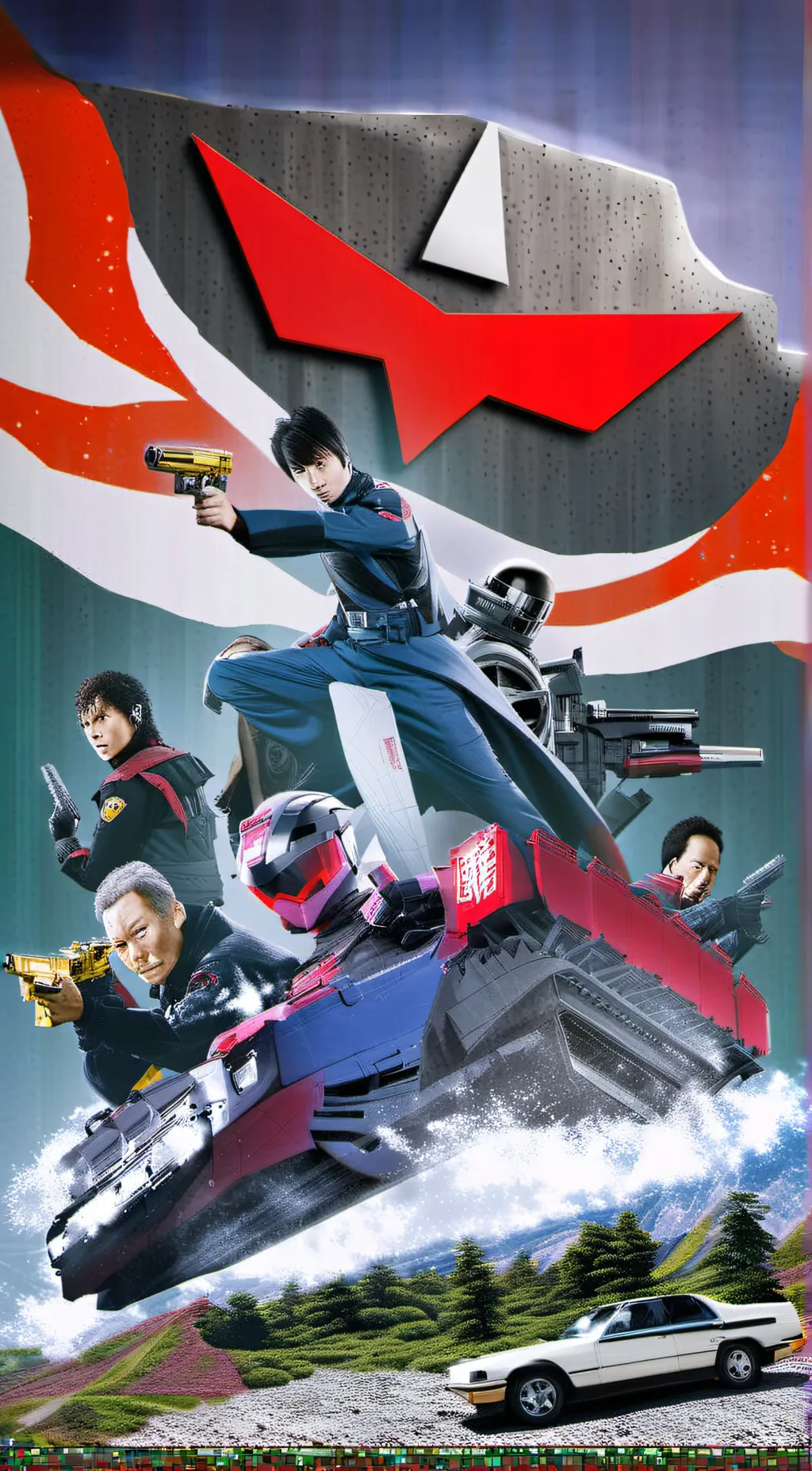 ai character: sentai dekaranger background