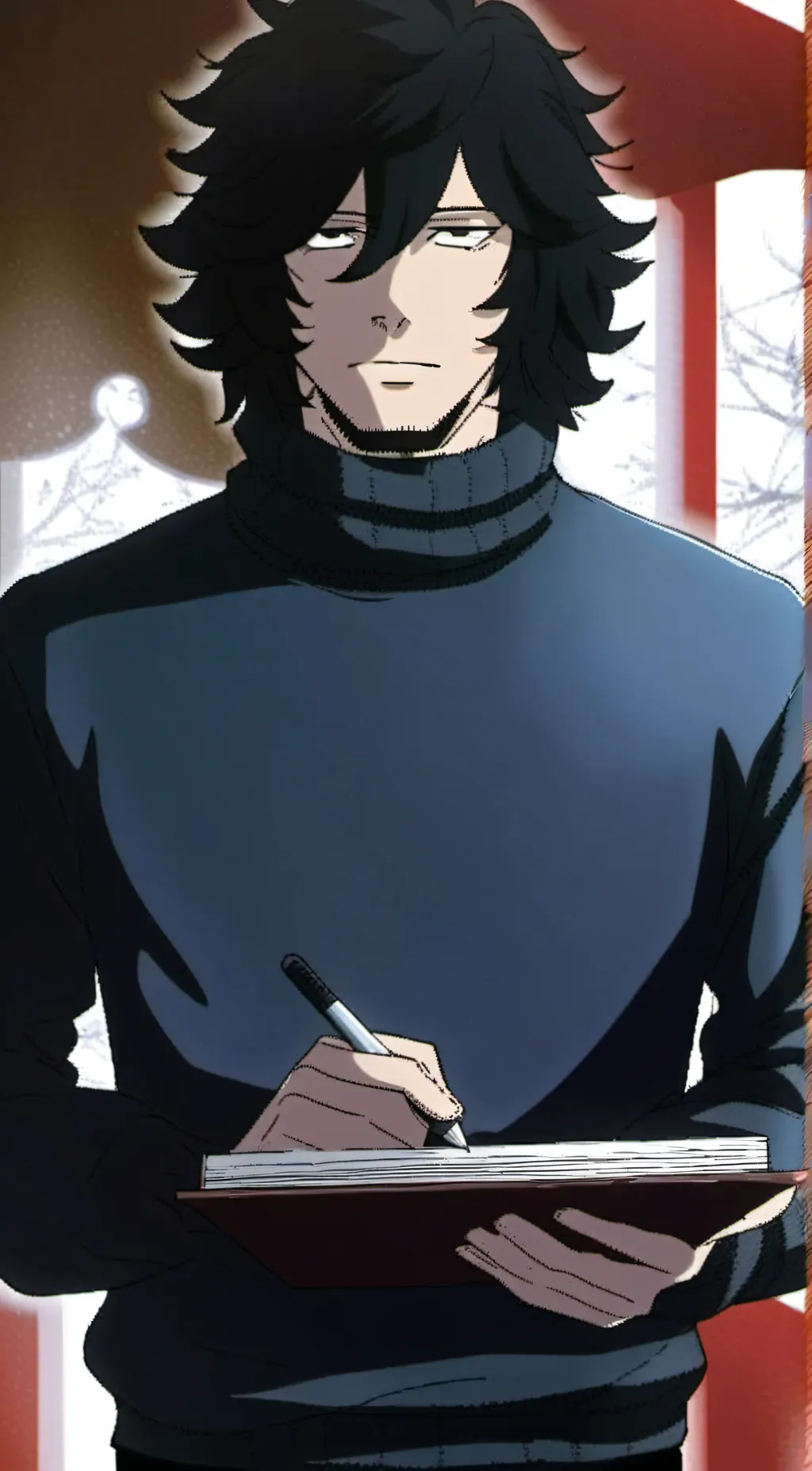 ai character: aizawa home visit  background