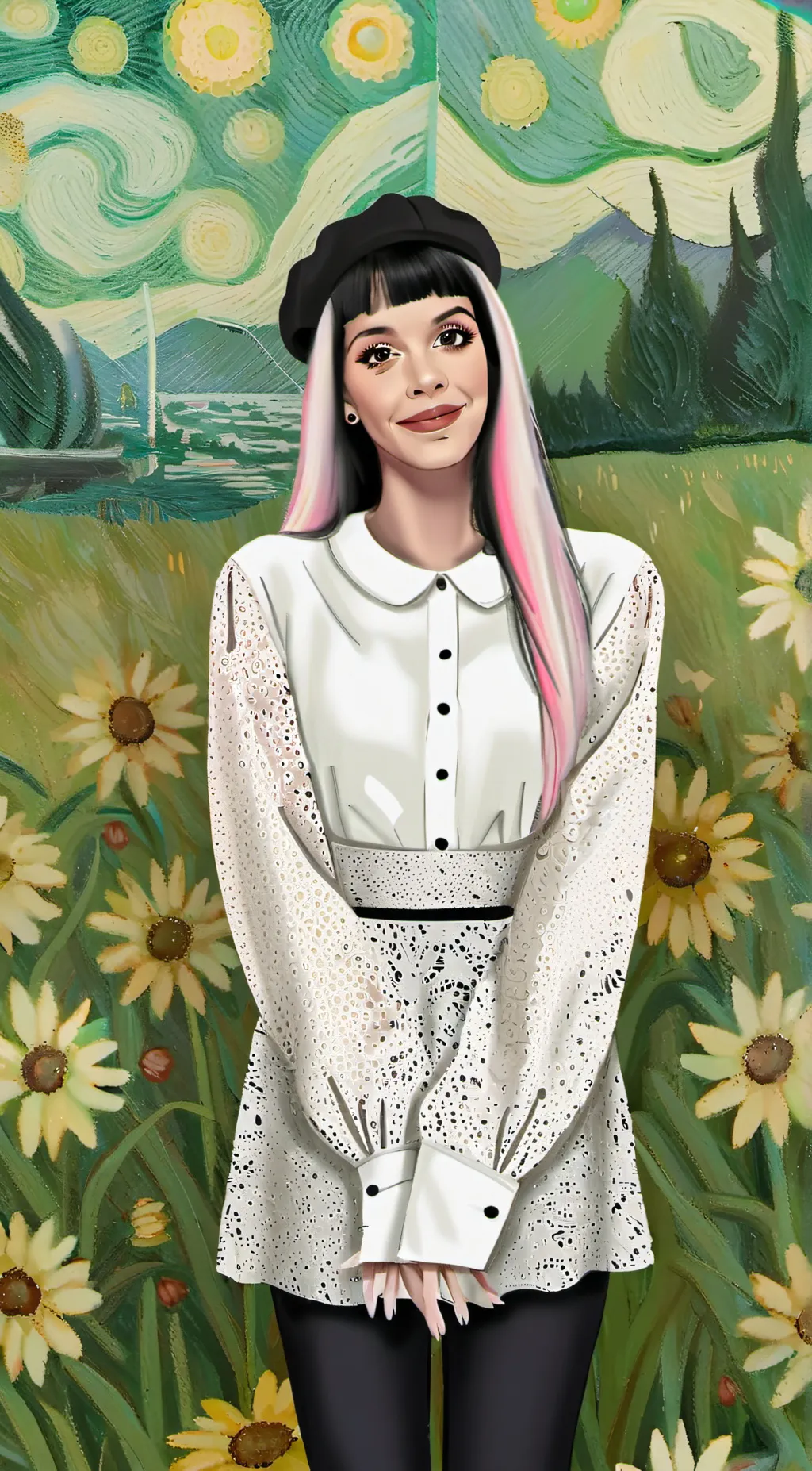 ai character: Melanie background
