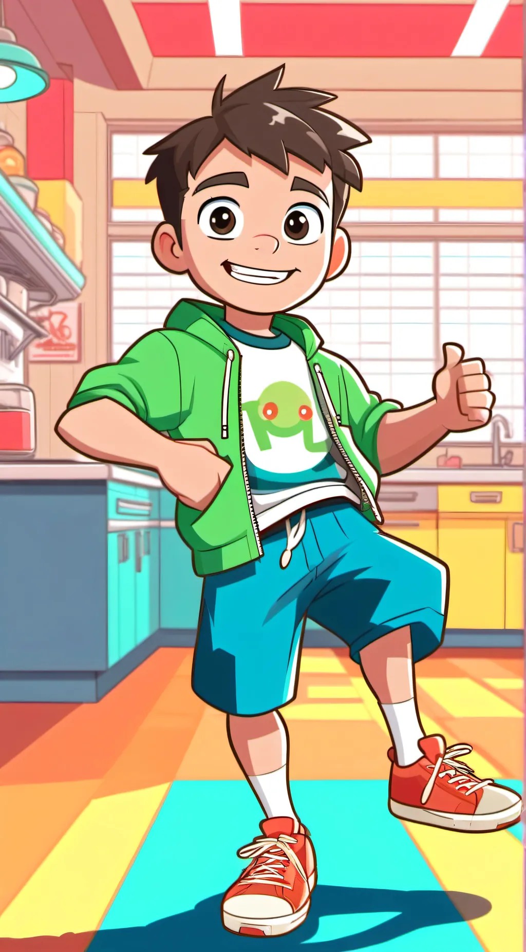ai character: Ben 10 background