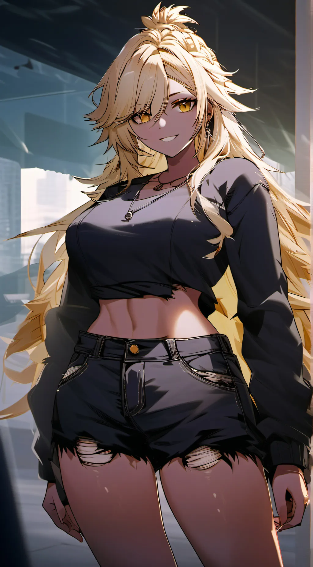 ai character: London  background