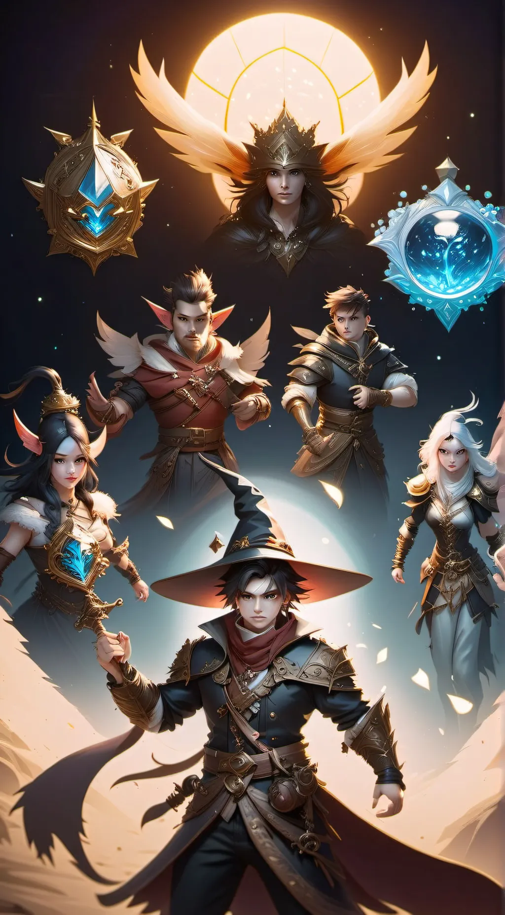 ai character: Wizard101 World background