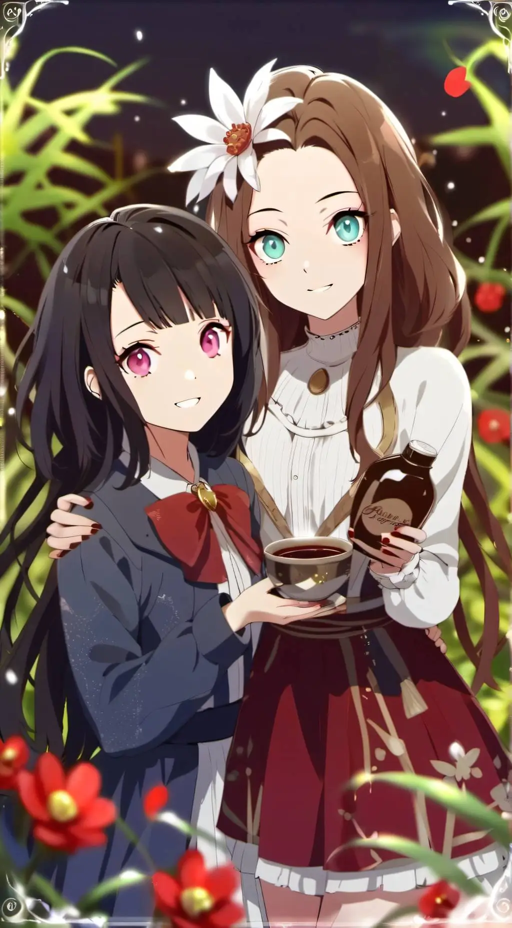 ai character:   himiko background