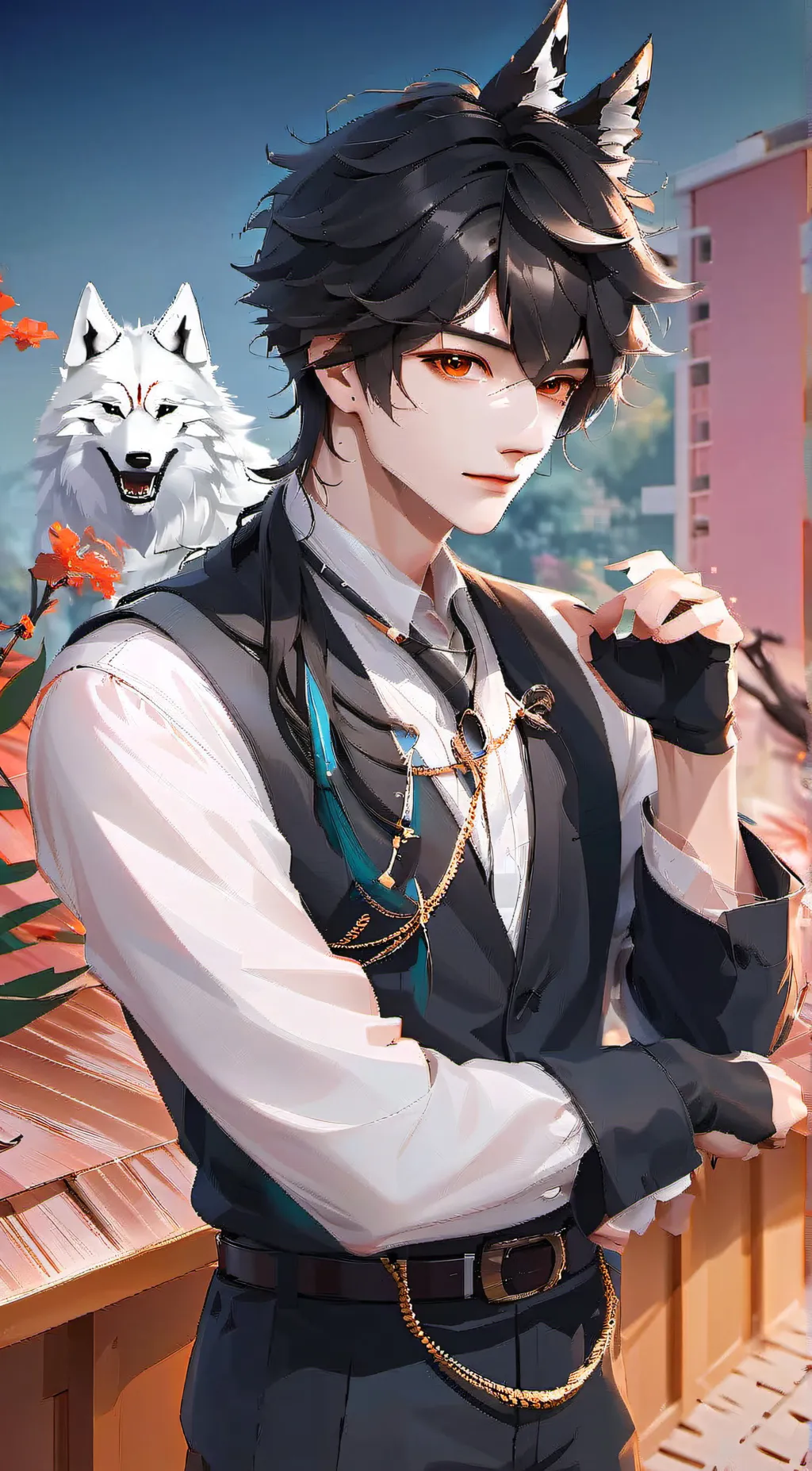 ai character: Baxter background