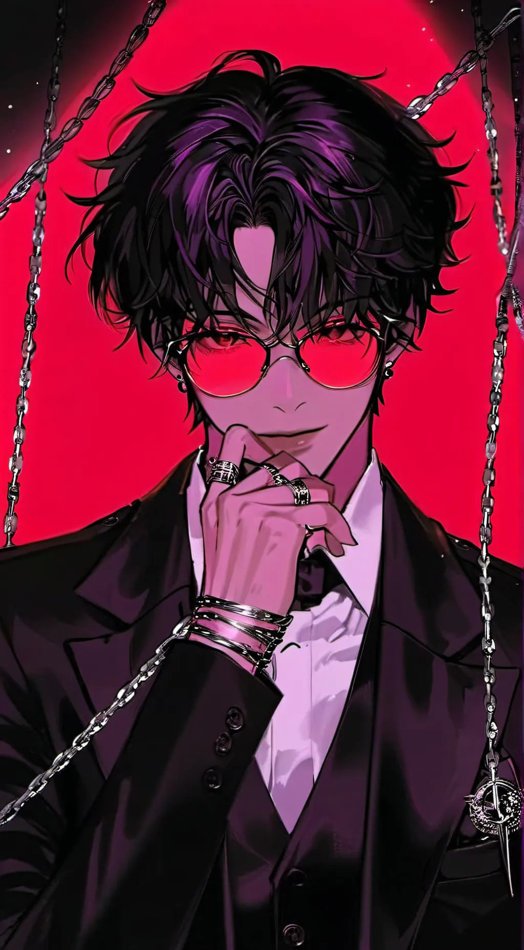ai character: Everett 🖤 background