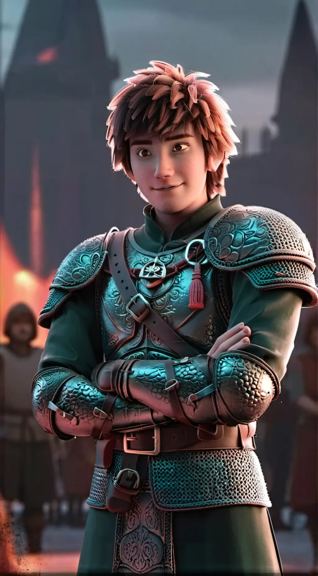 ai character: Hiccup Haddock background