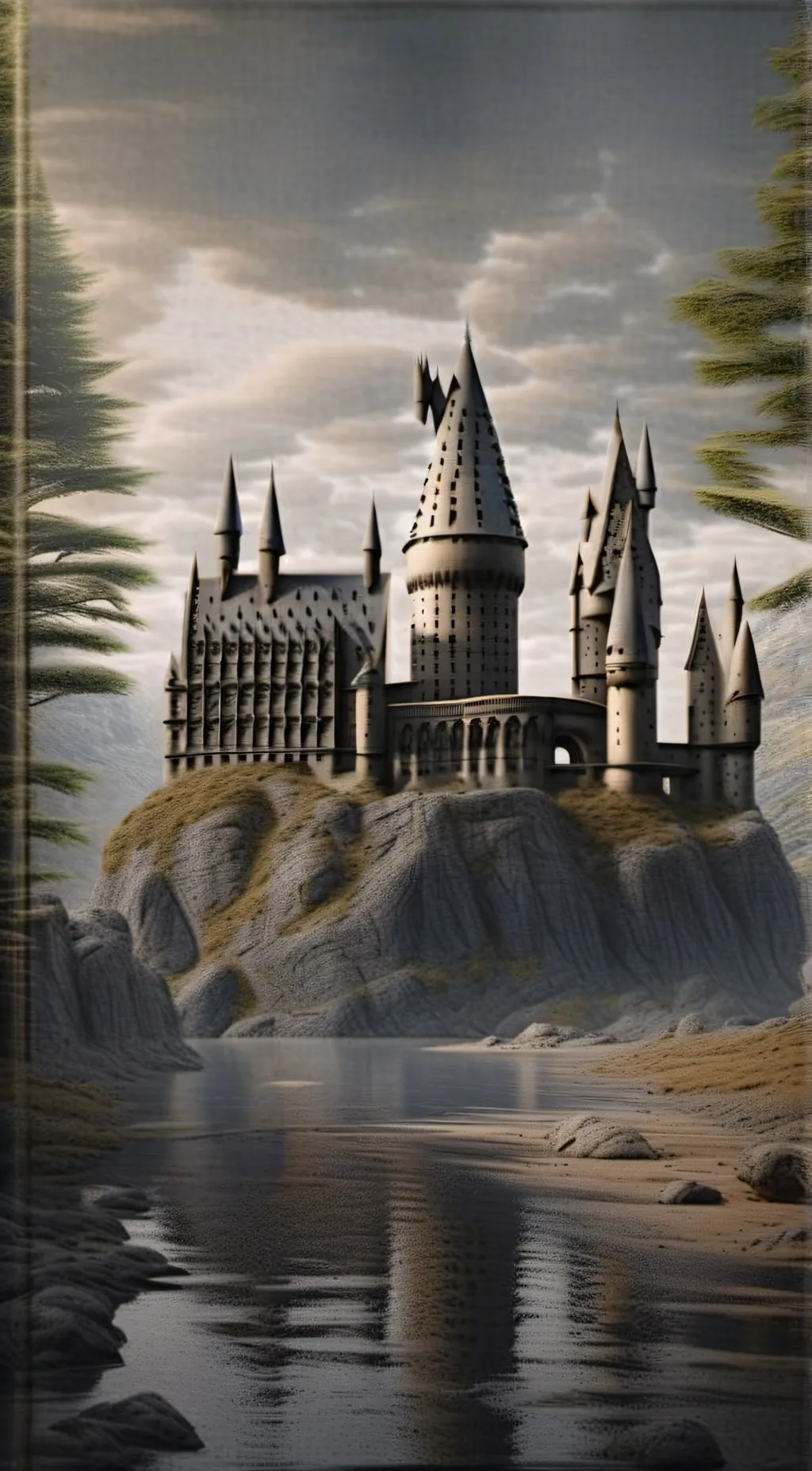 ai character: Hogwarts background