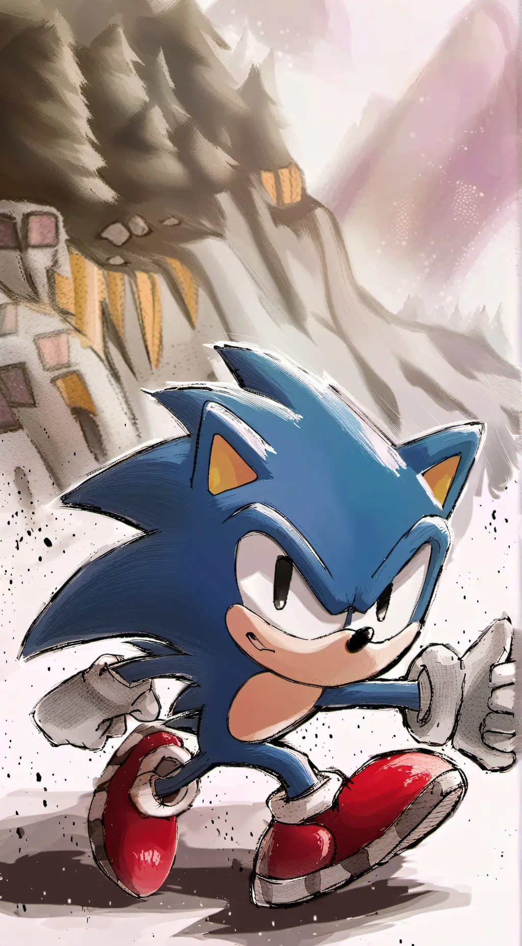 ai character: Sonic The Hedgehog background