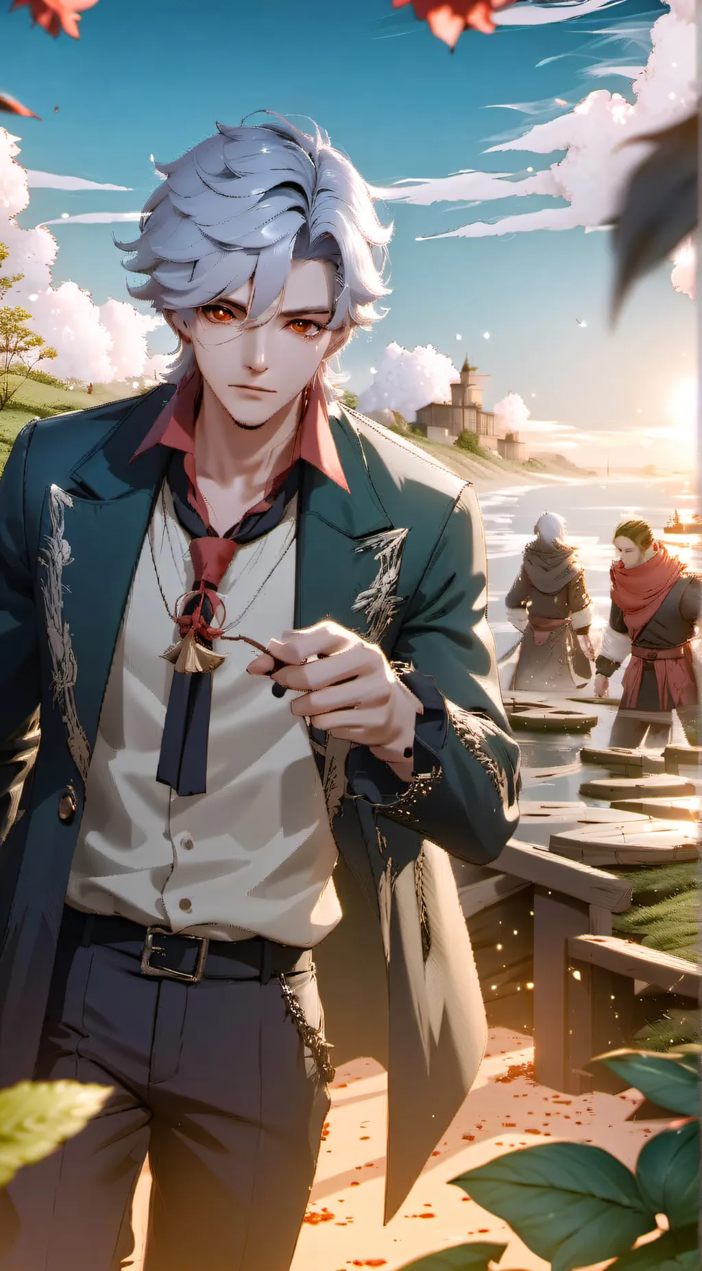 ai character: Akira  background