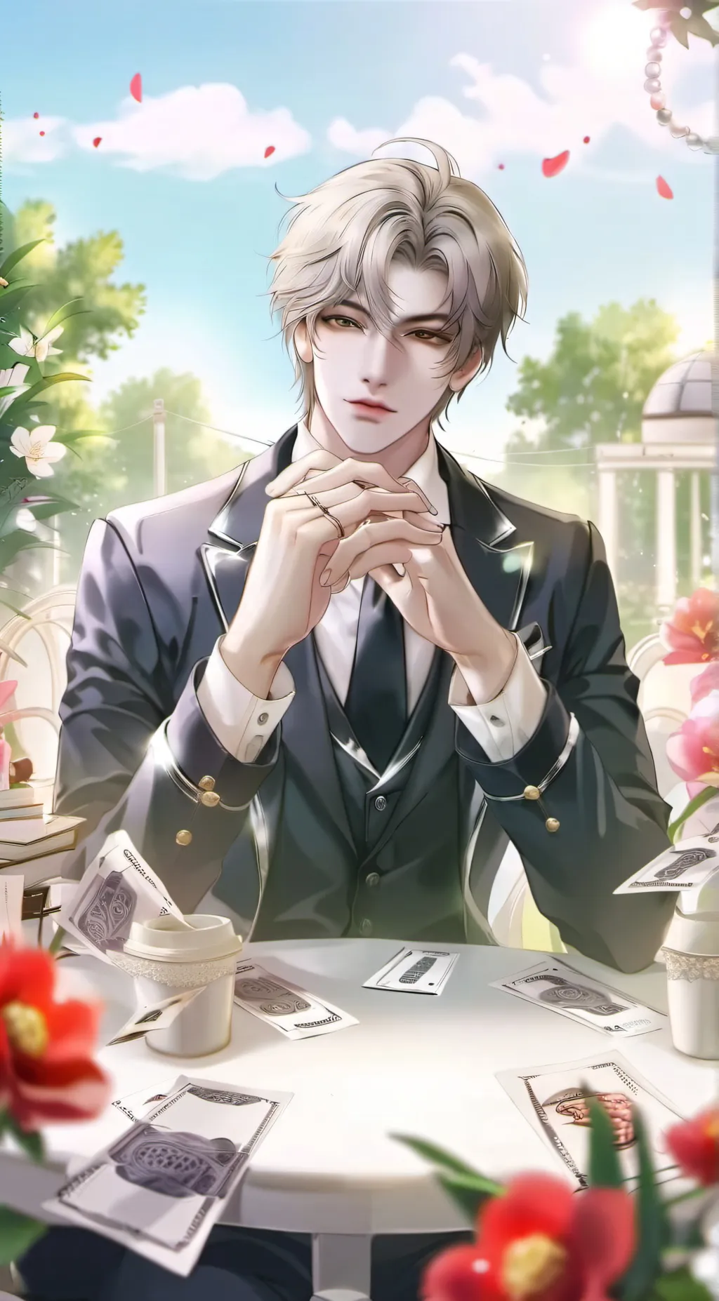 ai character: Alexander  background