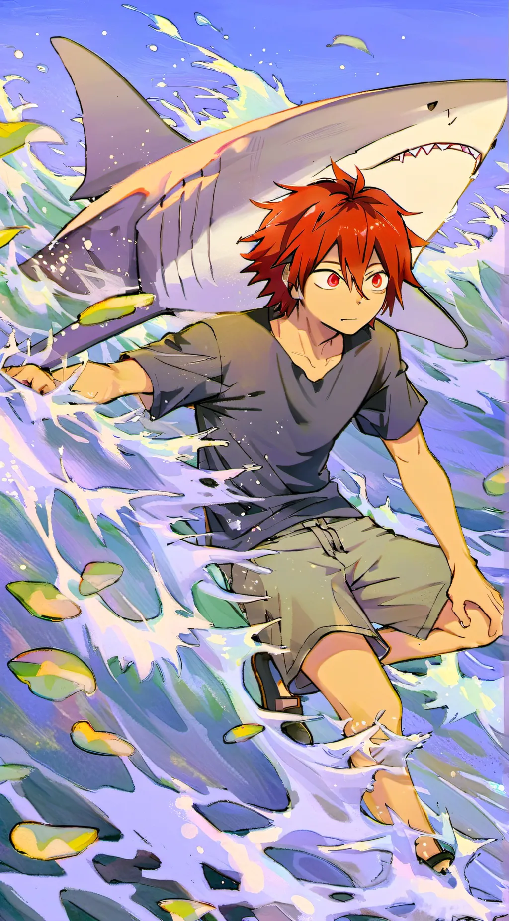 ai character: Kirishima background