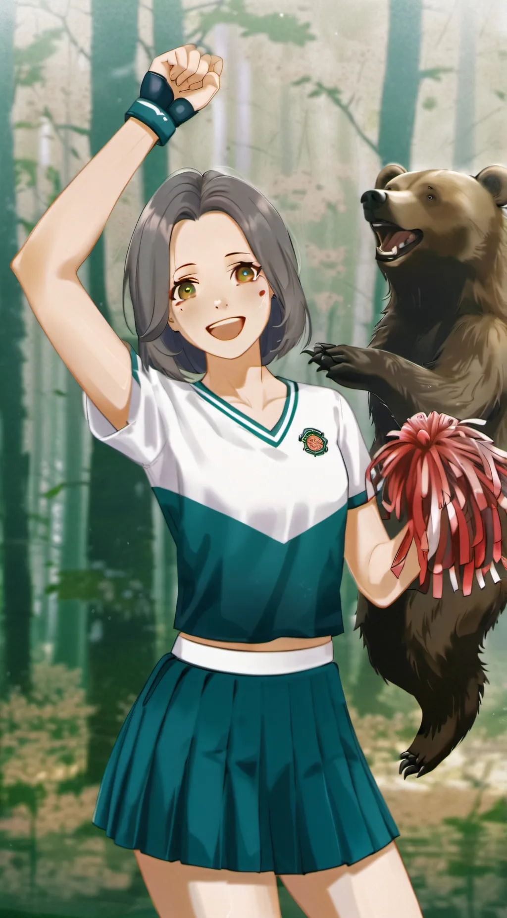 ai character: Jasmine onna background