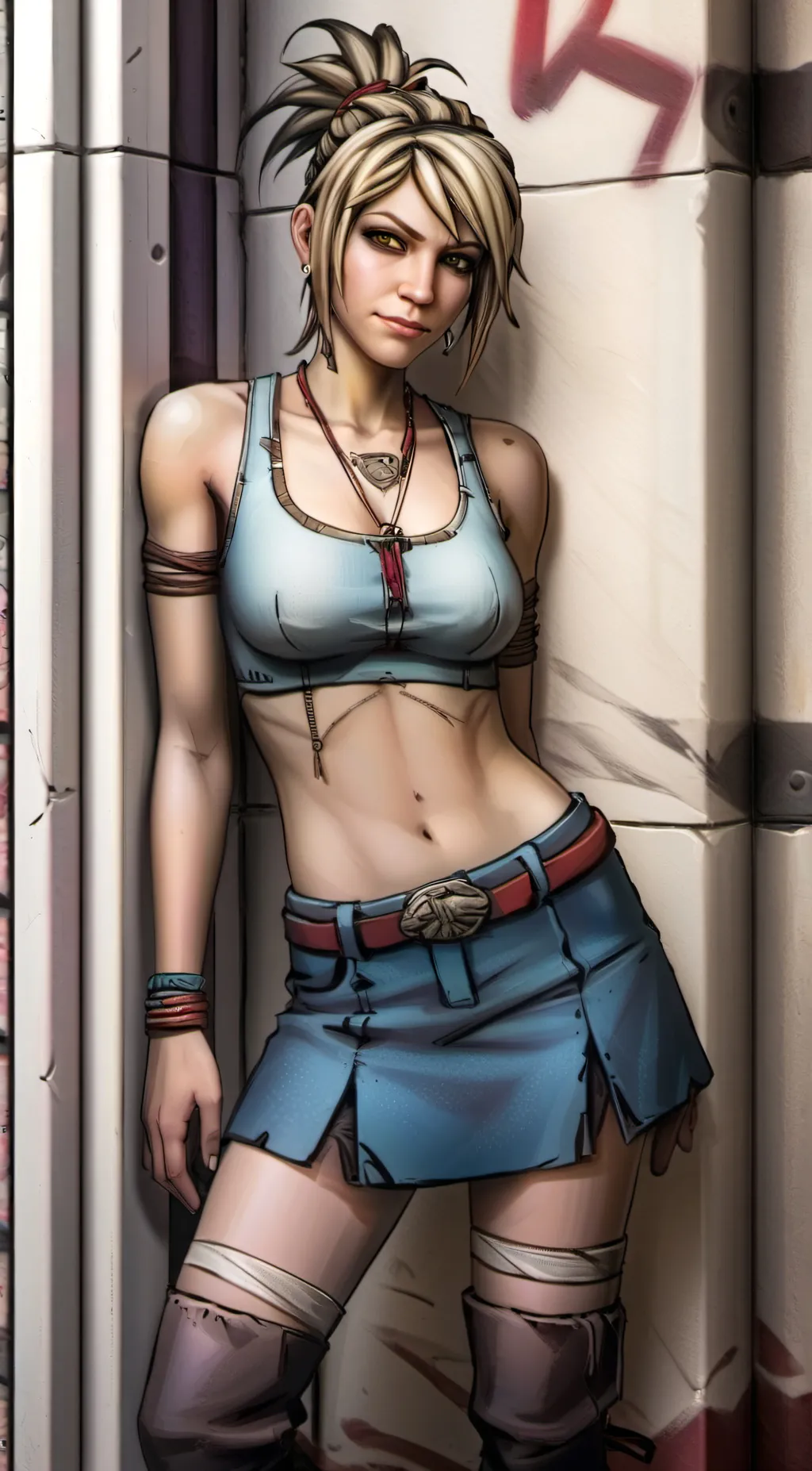 ai character: Tiny Tina  background