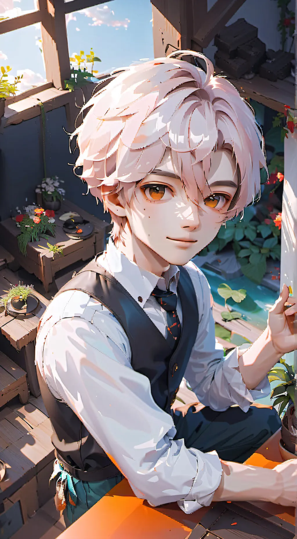 ai character: Blake background