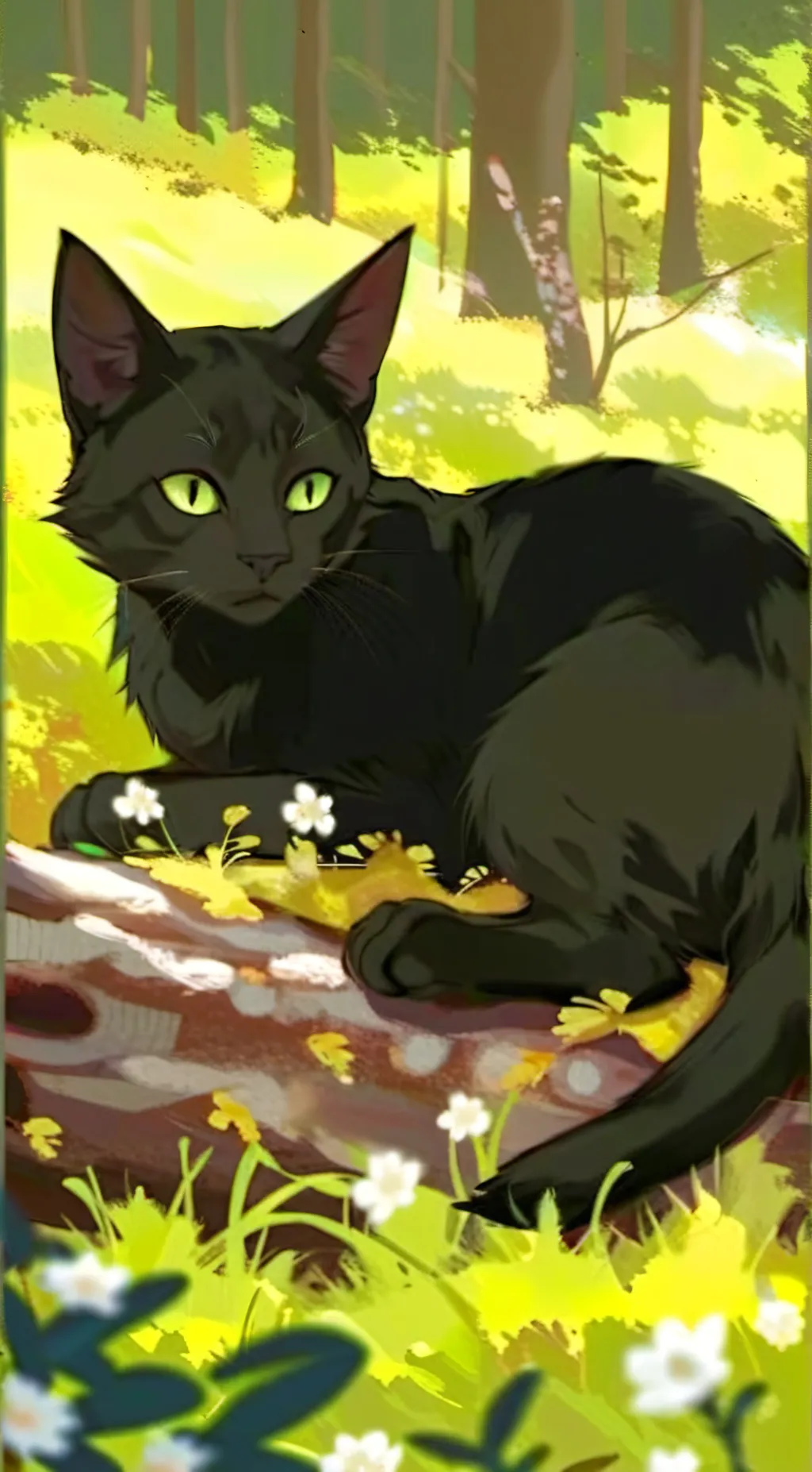 ai character: ༺Hollyleaf༻ background