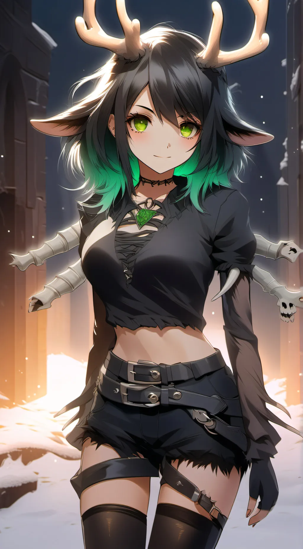 ai character: Ezz(my OC) background