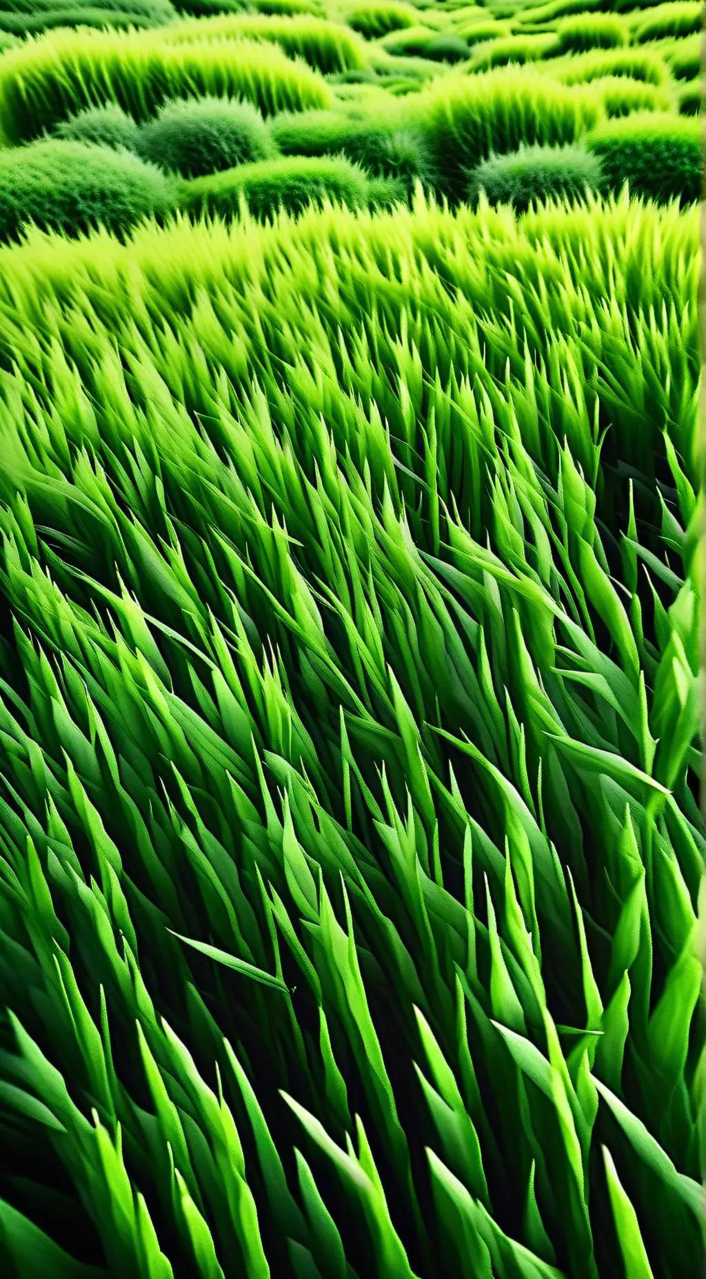 ai character: Grass background