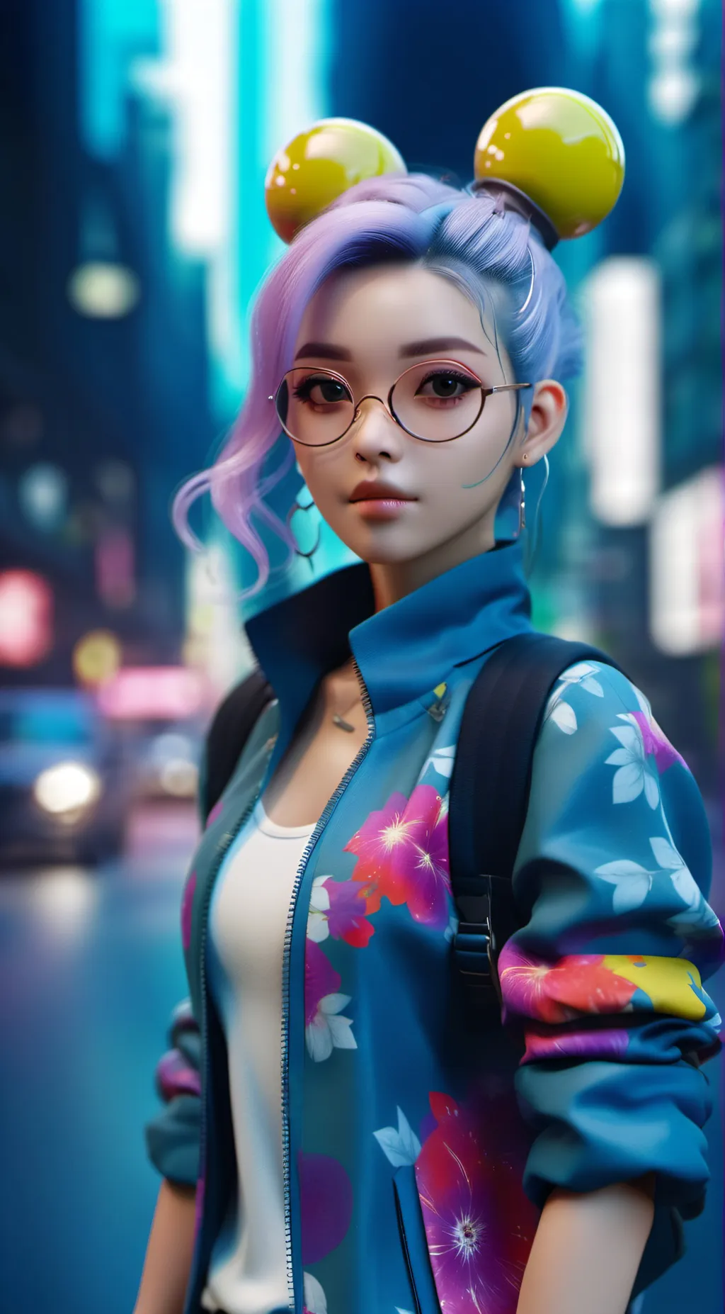 ai character: zune background