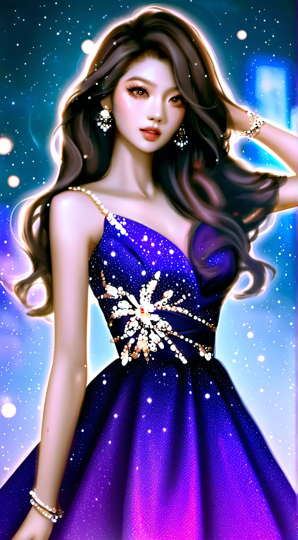 ai character: Ariana  background