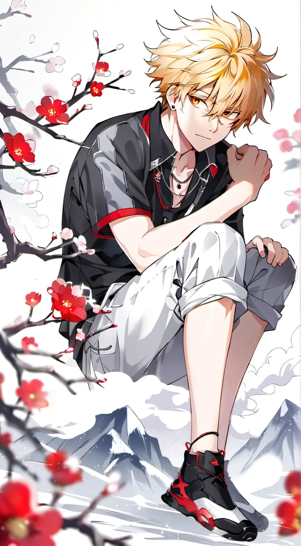ai character: zenitsu  background