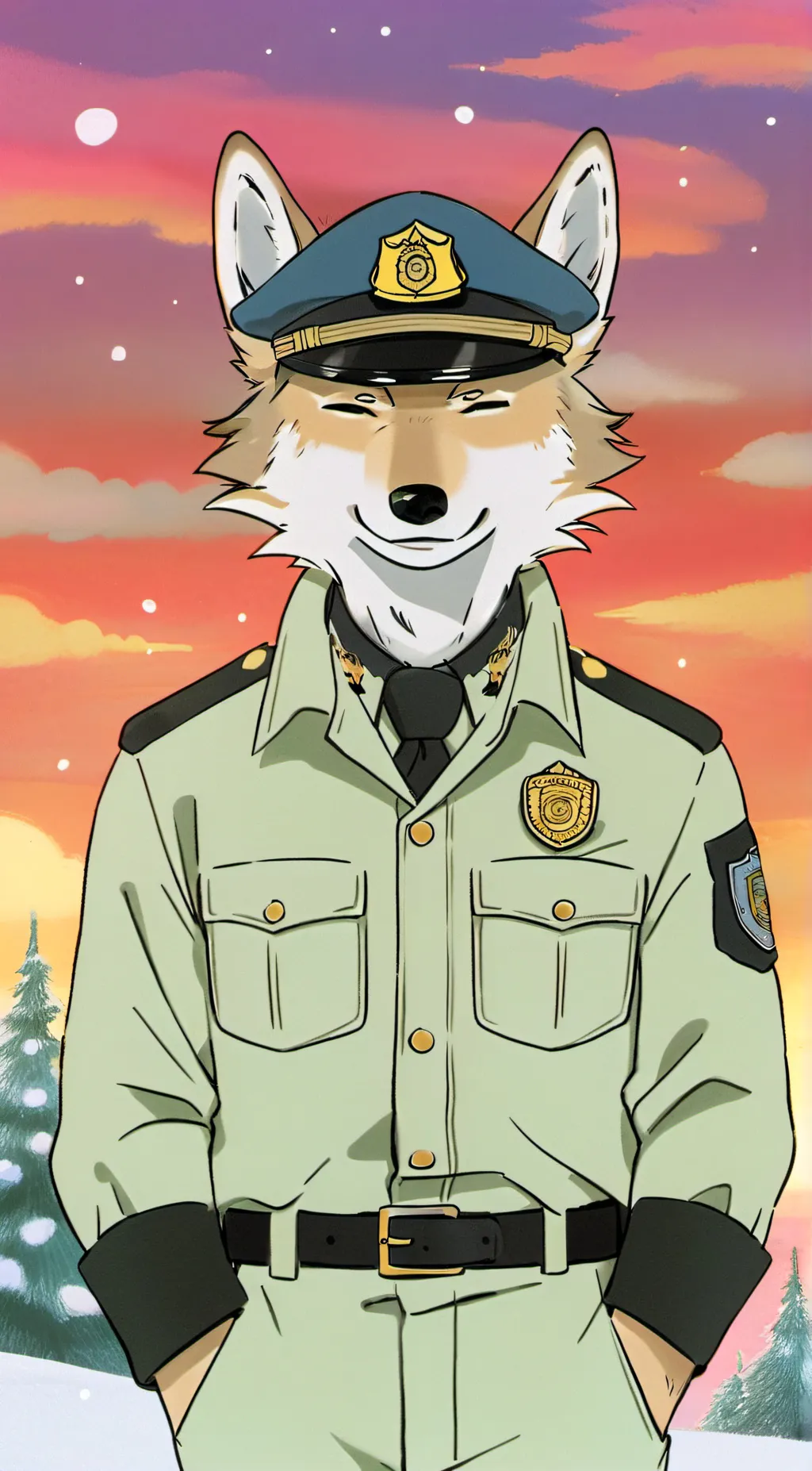 ai character: Officer Zane H background