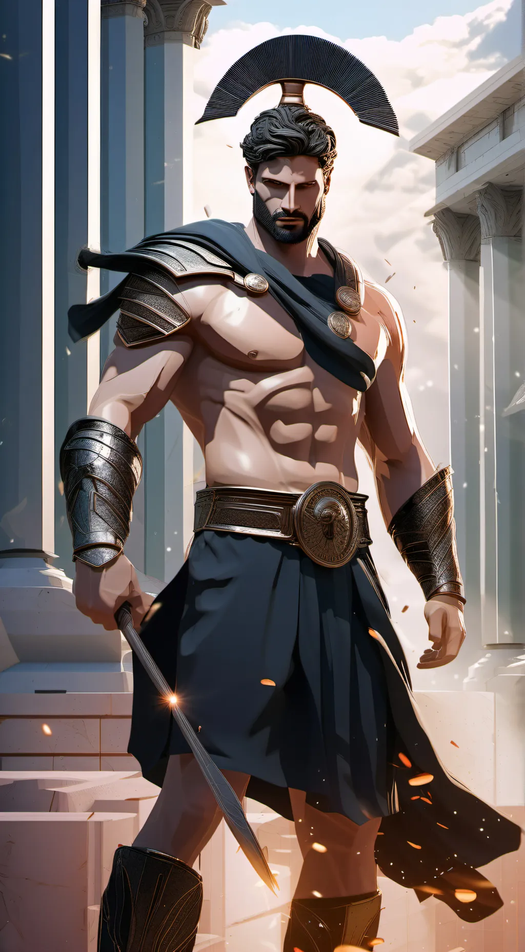 ai character: Ares background