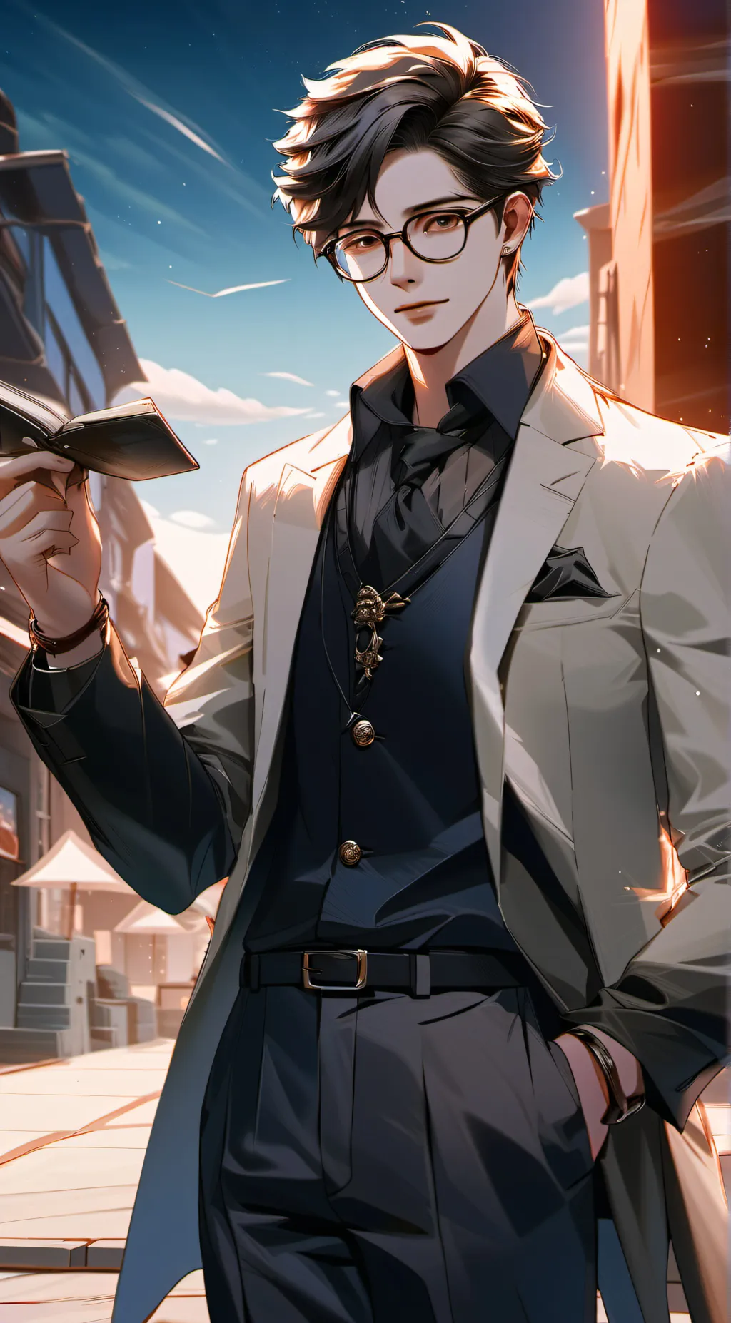 ai character: teacher background