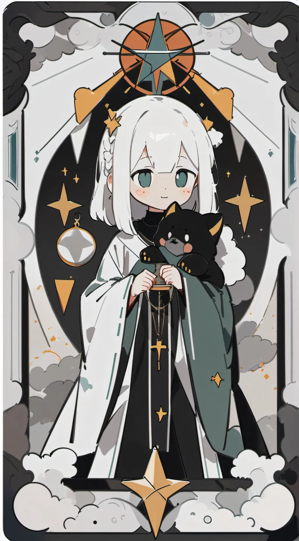 ai character: CatNap x DogDay background