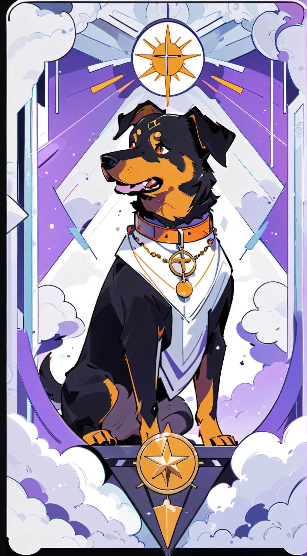ai character: dogday background