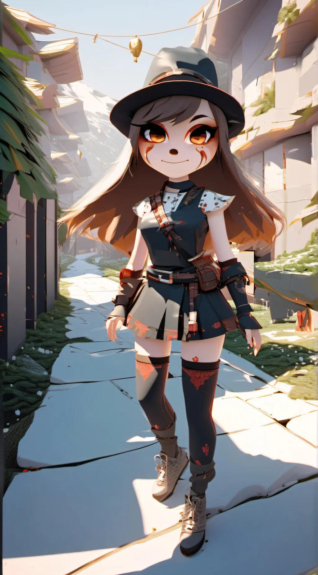 ai character: 💥phoxx🦊 background