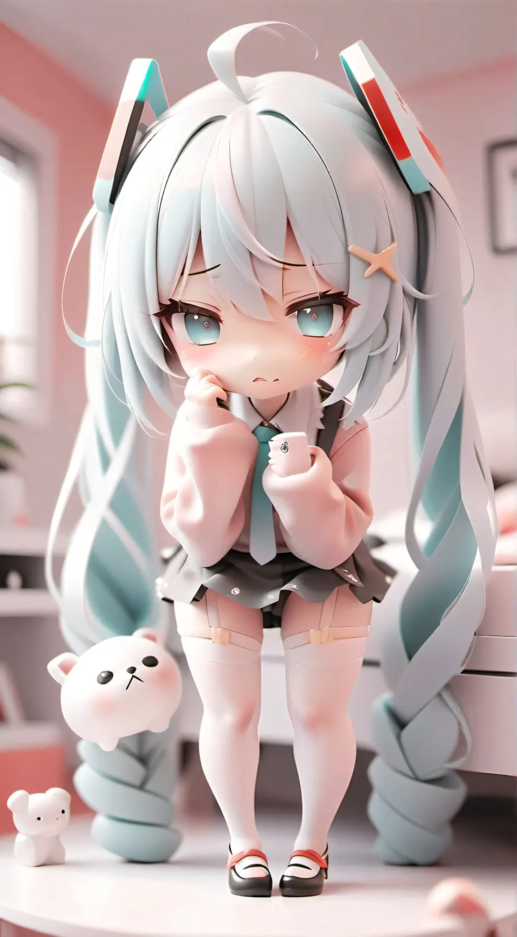 ai character: miku background