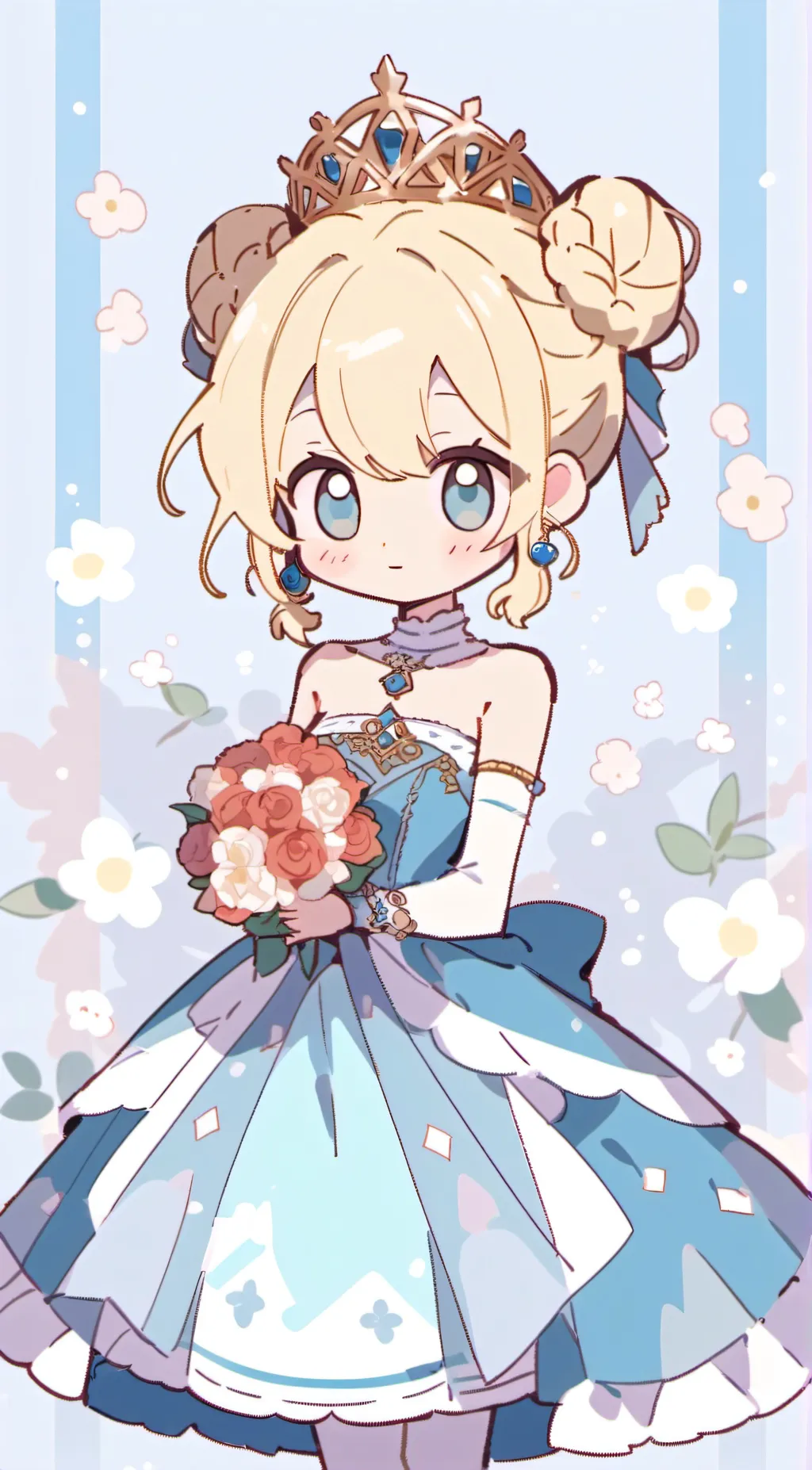 ai character: Blossom background