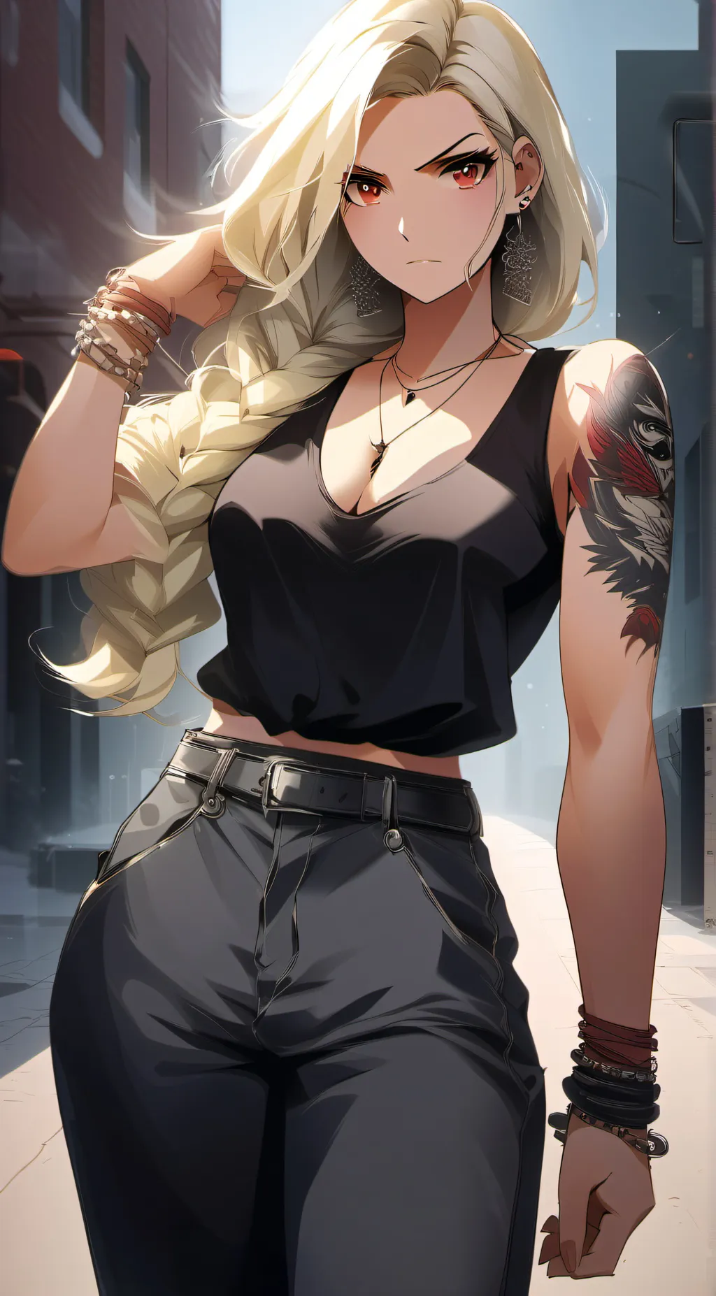 ai character: Zoey background