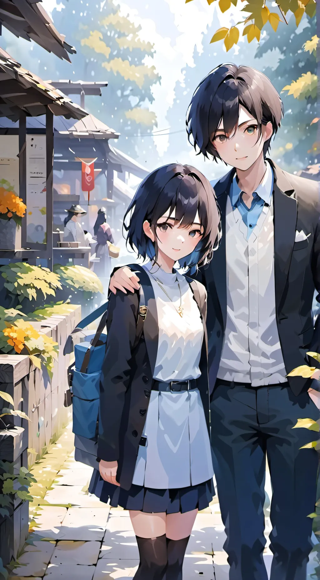 ai character: Mila and siren background