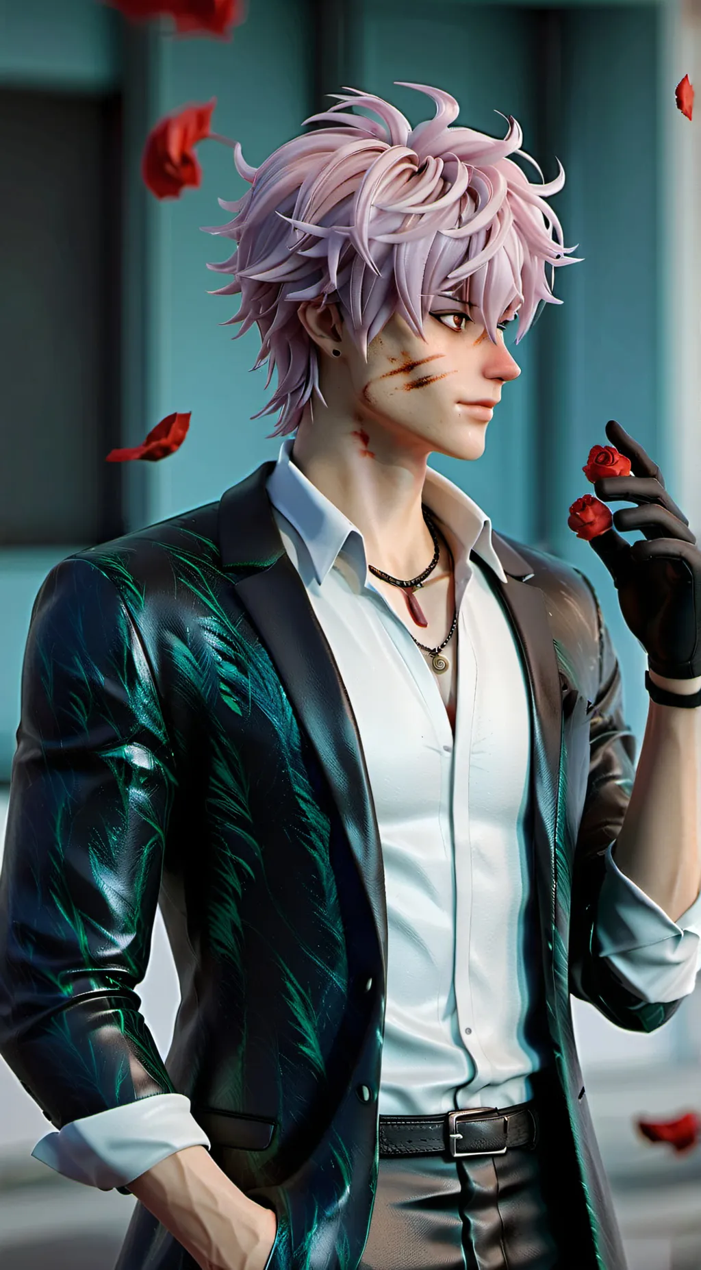 ai character: Novio celoso background