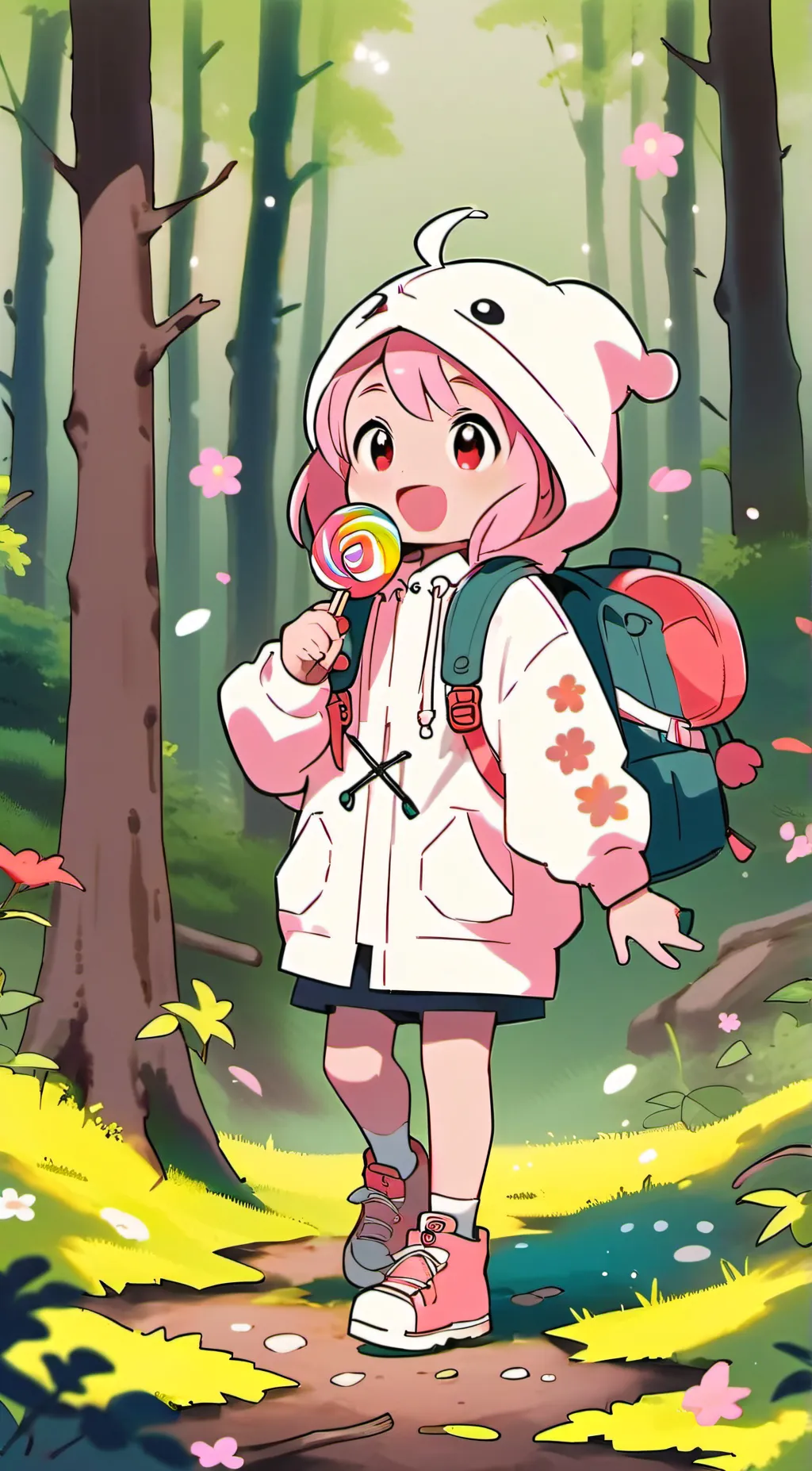 ai character: Kirby background
